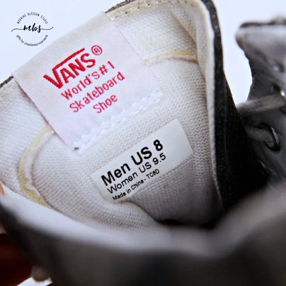 Vans Unisex SK8-Hi Slim Acid‎ Wash Studs Gray Silver Men 8 Women 9.5